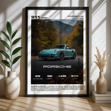 Porsche 911 Turbo 997 Poster – Modern Sports Car Art 4389096021
