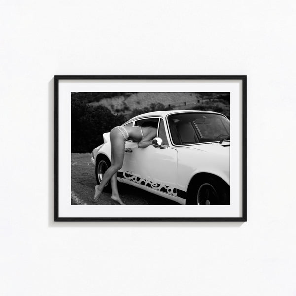 Porsche Carrera Poster, Vintage Porsche Black and White Wall Art, Vintage Print, Photography Prints, Museum Quality Photo Art Print 1793450723