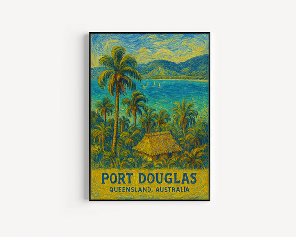 Port Douglas Print, Port Douglas Photo Poster, Port Douglas Travel Wall Art, Port Douglas Map Print, Port Douglas, Queensland, Australia