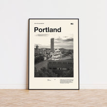 Portland Art Print  Portland Poster  Portland Wall Art  Mid Century Poster  Travel Print Art  Oregon 1576882150