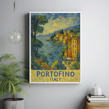 Portofino Italy Travel Print, Portofino Travel Poster Print, Portofino Amalfi City Wall Art, Italy Travel Coast Wall Decor