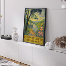Potomac River Washington Travel Print, Scenic Landscape Wall Art, Maryland Nature Poster, Rustic Home Decor, Adventure Gift
