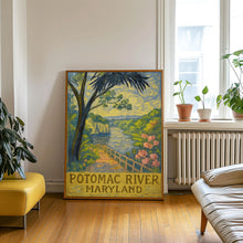 Potomac River Washington Travel Print, Scenic Landscape Wall Art, Maryland Nature Poster, Rustic Home Decor, Adventure Gift