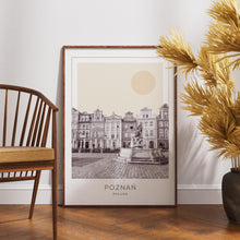 Poznań Poster Print, Poznań Travel Poster, Poznań Minimalistic Wall Art, Poznań, Poland 1868247862