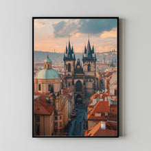 Prague Travel Poster Wall Art, Travel Print of Prague, Prague Art Lovers Gift26