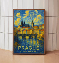 Prague Travel Poster, Prague Poster Print, Prague Wall Art, Prague Wall Decor, Prague Travel, Birthday Gift