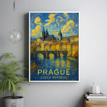 Prague Travel Poster, Prague Poster Print, Prague Wall Art, Prague Wall Decor, Prague Travel, Birthday Gift