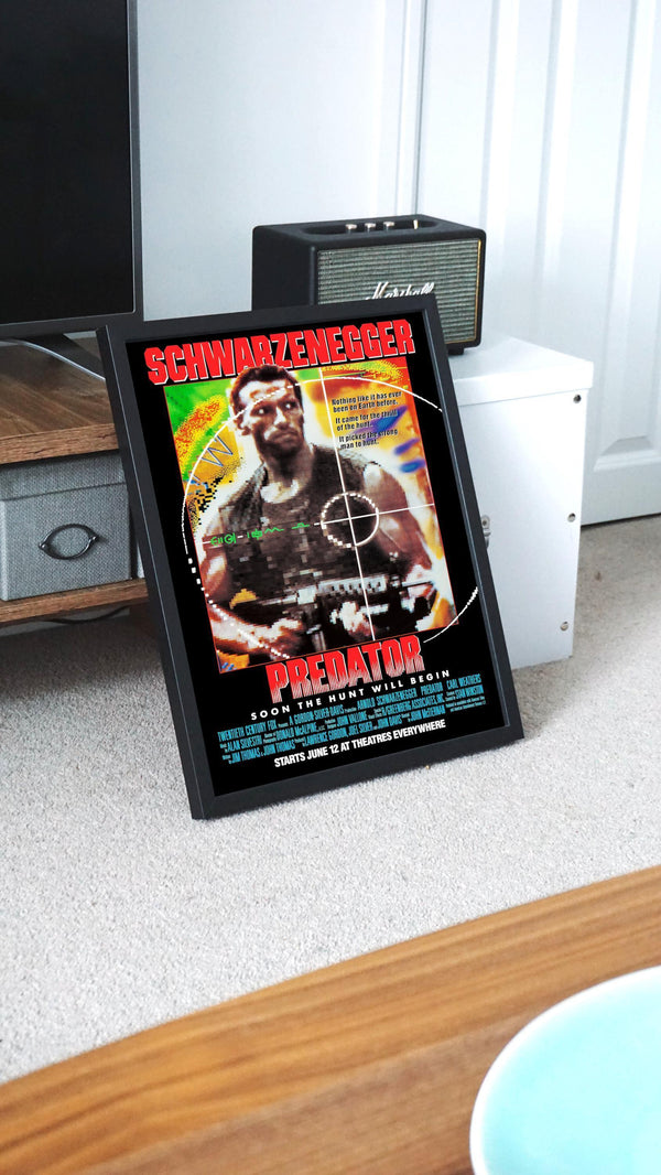 Predator Movie Poster 1980s, Sci-Fi Film Art, (Digital Download), Printable 857967770