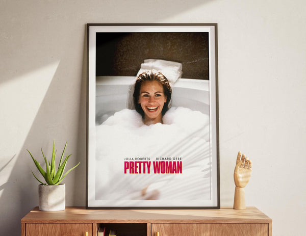 Pretty Woman Movie Poster, Printable Wall Art, Retro Film, Richard Gere, Julia Roberts 1890739972
