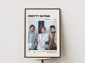 Pretty in Pink Poster, Molly Ringwald Poster, Howard Deutch Film Pretty in Pink Print, Cult Movie Wall Art, Romance Movie Print Poster 4336424005