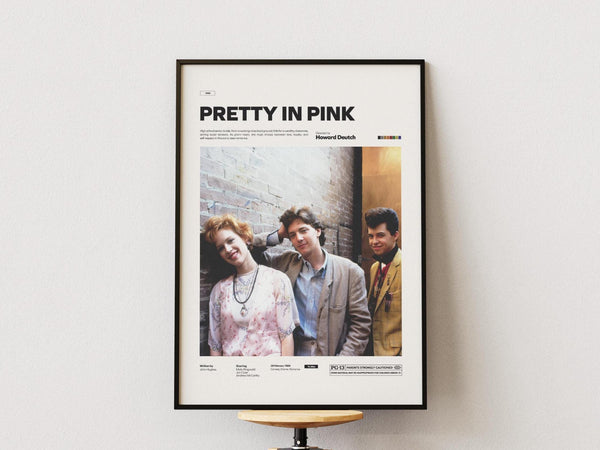 Pretty in Pink Poster, Molly Ringwald Poster, Howard Deutch Film Pretty in Pink Print, Movie Wall Decor Idea, Romance Movie Print Poster 4335750119