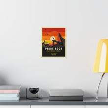 Pride Rock Travel Poster, Disney Lion King Poster, Lion King Wall Art, Lion King Art Print, Retro Print, Disney Posters, Disney Gift, Decor 1349424571