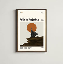 Pride & Prejudice Poster, Mid-Century Modern Art, Minimalist Movie Print 4444544912