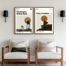 Pride & Prejudice Poster, Mid-Century Modern Art, Minimalist Movie Print 4444544912