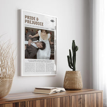 Pride & Prejudice, Joe Wright, Retro Movie Poster, Custom Movie Poster 4421168623