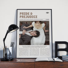Pride & Prejudice, Joe Wright, Retro Movie Poster, Custom Movie Poster 4421168623