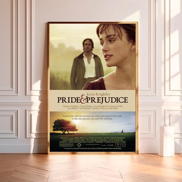 Pride and Prejudice--Movie Poster,High Quality Canvas Print, Wall Art, Room Decor, Art Poster For Gift Unframed 1800076369