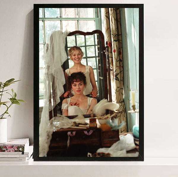 Pride and Prejudice Movie Poster, Handmade Canvas Wall Art 1868641311 - Copy (3)