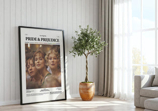 Pride and Prejudice Poster, Keira Knightley Poster, Matthew Macfadyen Poster, Joe Wright Film Print, Love Movie Poster, Movie Wall Art Idea 4340673633