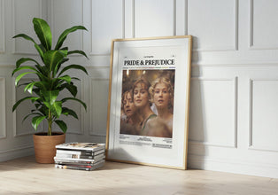 Pride and Prejudice Poster, Keira Knightley Poster, Matthew Macfadyen Poster, Joe Wright Film Print, Love Movie Poster, Movie Wall Art Idea 4340673633