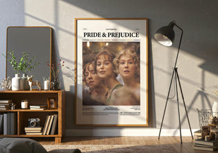 Pride and Prejudice Poster, Keira Knightley Poster, Matthew Macfadyen Poster, Joe Wright Film Print, Love Movie Poster, Movie Wall Art Idea 4340673633