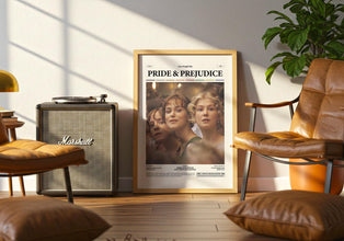 Pride and Prejudice Poster, Keira Knightley Poster, Matthew Macfadyen Poster, Joe Wright Film Print, Love Movie Poster, Movie Wall Art Idea 4340673633