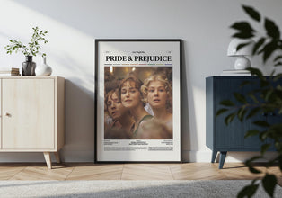 Pride and Prejudice Poster, Keira Knightley Poster, Matthew Macfadyen Poster, Joe Wright Film Print, Love Movie Poster, Movie Wall Art Idea 4340673633