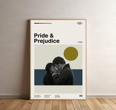 Pride and Prejudice Poster, Pride and Prejudice Print, Movie Poster, Midcentury Art, Minimalist Art, Retro Poster, Vintage Poster, Wall Art 1818310154