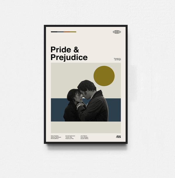 Pride and Prejudice Poster, Pride and Prejudice Print, Movie Poster, Midcentury Art, Minimalist Art, Retro Poster, Vintage Poster, Wall Art 1818310154