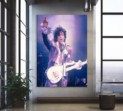 Prince Rogers Nelson Canvas Art, Iconic Live Performance Framed Poster, Perfect Music Lover Gift 1817863792