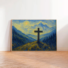 Printable Christian Artwork Orthodox Cross Painting, Wooden Christian Cross