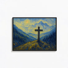 Printable Christian Artwork Orthodox Cross Painting, Wooden Christian Cross