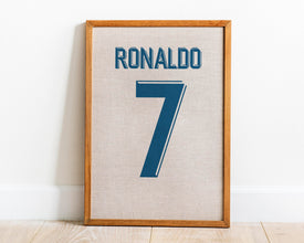 Cristiano Ronaldo Iconic Jersey Wall Art 1413379943