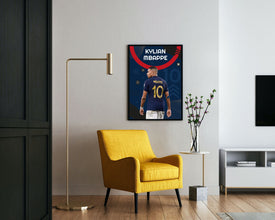 Kylian Mbappe Poster, Large Sport Decoration 1426660514