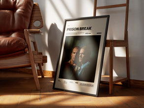 Prison Break Poster Print, Lincoln Burrows and Michael Scofield Poster, Prison Break Wall Art, Alternative Movie Poster 1867052280