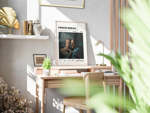 Prison Break Poster Print, Lincoln Burrows and Michael Scofield Poster, Prison Break Wall Art, Alternative Movie Poster 1867052280