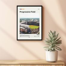 Progressive Field Poster, Cleveland Guardians Poster Print, MLB Stadium Poster, Baseball Fan Gift Print