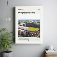 Progressive Field Poster, Cleveland Guardians Poster Print, MLB Stadium Poster, Baseball Fan Gift Print
