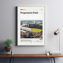 Progressive Field Poster, Cleveland Guardians Poster Print, MLB Stadium Poster, Baseball Fan Gift Print