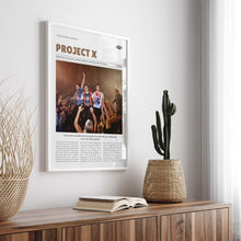 Project X, Nima Nourizadeh, Retro Movie Poster, Custom Movie Poster Print 4421172586
