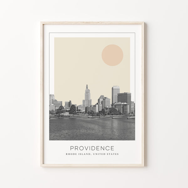 Providence Poster Print, Providence Travel Poster, Providence Minimalistic Wall Art, Providence, Rhode Island, United States 1882437487