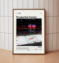 Prudential Center Poster, New Jersey Devils Poster Print, NHL Arena Poster, Hockey Fan Gift Print