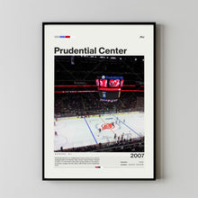 Prudential Center Poster, New Jersey Devils Poster Print, NHL Arena Poster, Hockey Fan Gift Print