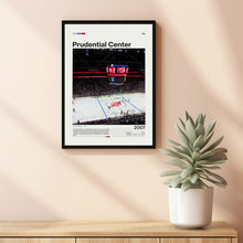 Prudential Center Poster, New Jersey Devils Poster Print, NHL Arena Poster, Hockey Fan Gift Print