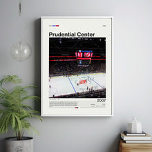 Prudential Center Poster, New Jersey Devils Poster Print, NHL Arena Poster, Hockey Fan Gift Print