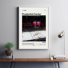 Prudential Center Poster, New Jersey Devils Poster Print, NHL Arena Poster, Hockey Fan Gift Print