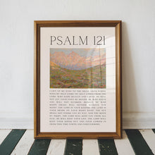 Psalm 121 Landscape Painting Christian Scripture Wall Art (Digital Download) 1877006971