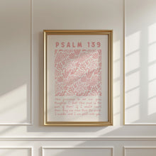 Psalm 139 Coastal Print Pink Christian Wall Art (Digital Download) 1745808922 5668