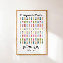 Psalm 1611 Wall Art, Christian Abstract Decor, Colorful Scripture Poster, Trendy Bible Verse Print, Digital Download, Fullness of Joy Print 1884243074 1254
