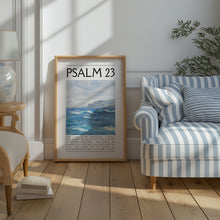 Psalm 23 Coastal Print Christian Bible Verse Wall Art (Digital Download) 1757029956
